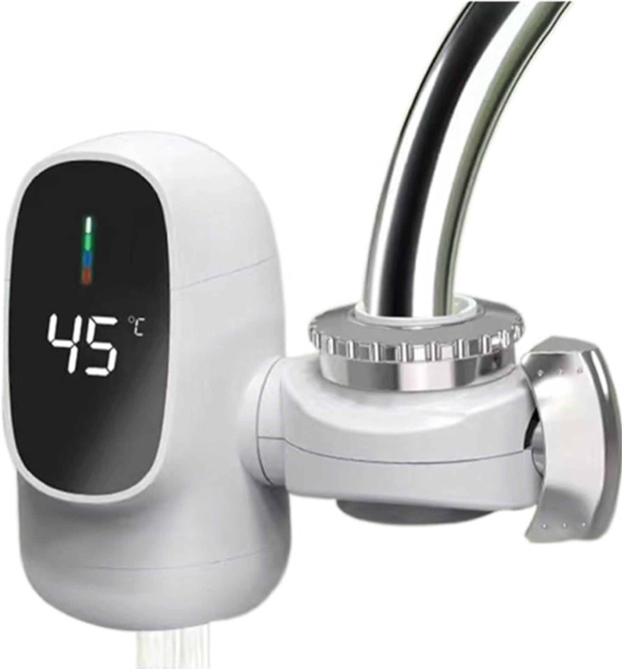 Instant electric water heating tap 