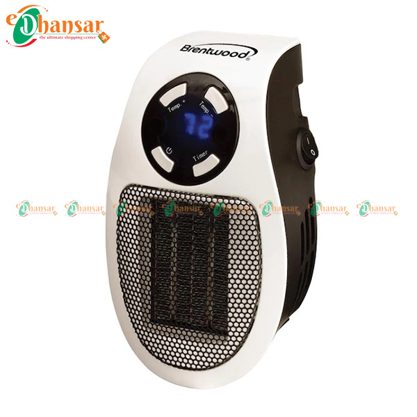Mini Heater Portable Electric Fan Heater Cordless With Digital Display 