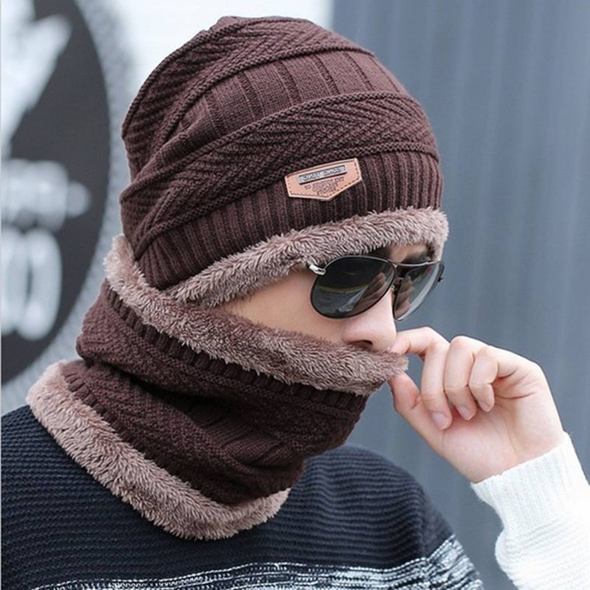 Skull Cap and Neck Warmer 