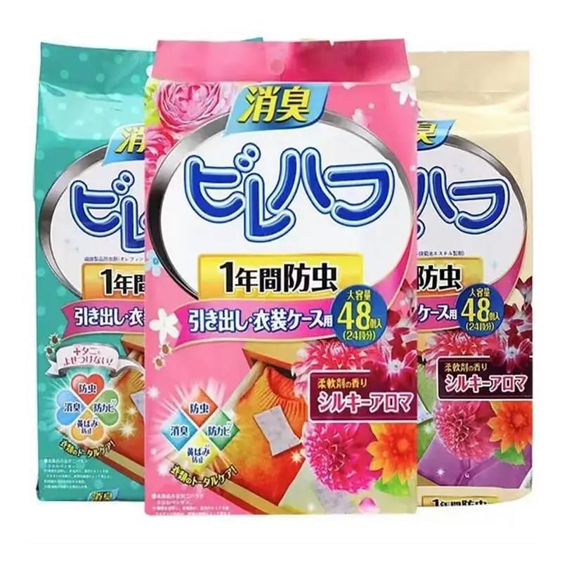 floral-scented moth balls 