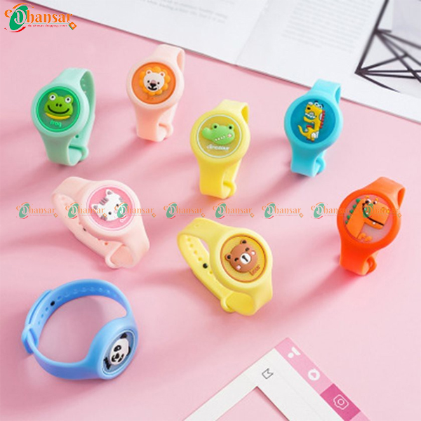 Kids Mosquito Repellent Watch With Led Lights 