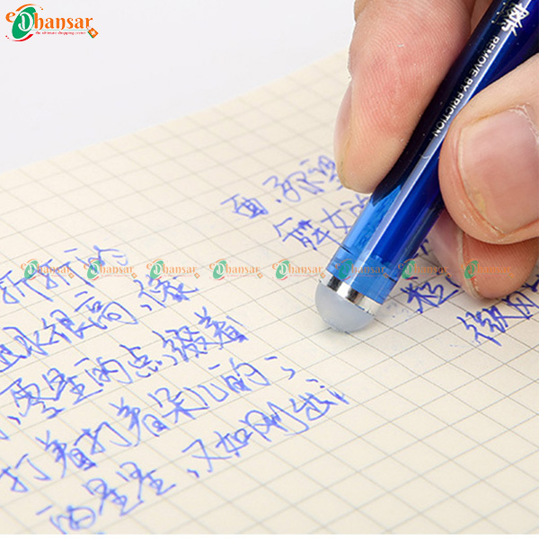 Erasable Gel Pen Set Office School Student Writing Pen (3pen & 20 Refill)