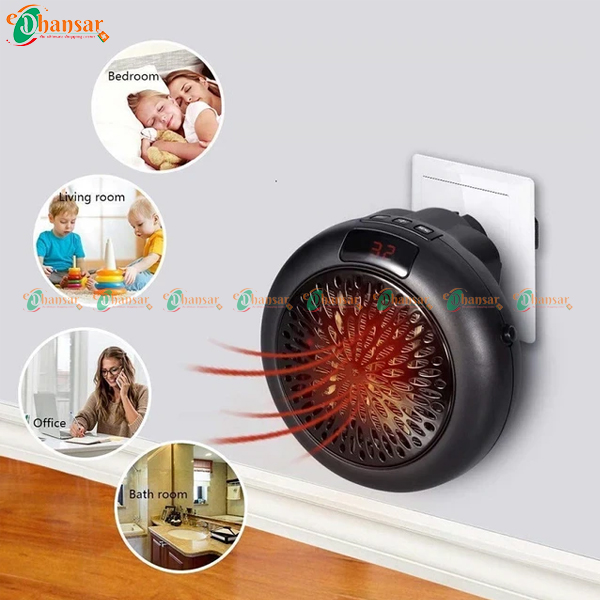 Wall Outlet Portable Heater 900 Watts 