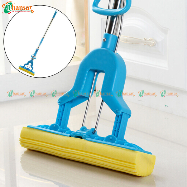Super Absorbent Professional Double Roller Sponge Foam Mop 