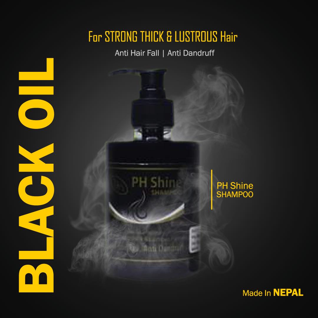 PH Shine Shampoo and PH Black Hair Oil