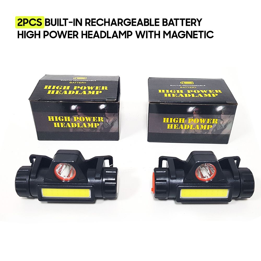 High Power Headlamp Built in Recharble Battery