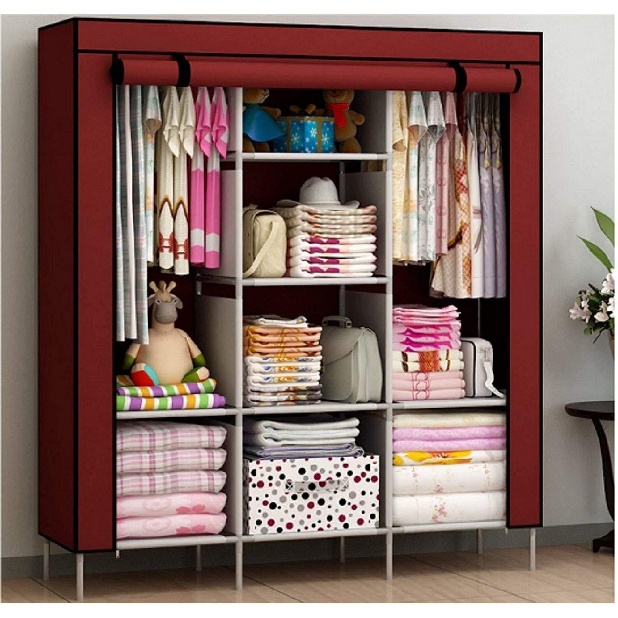 Foldable Frame Cabinet Storage Wardrobe