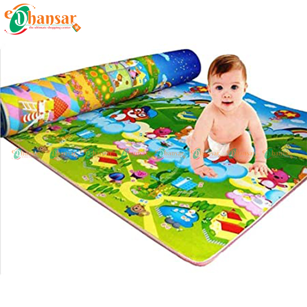 Double Side 3D Print Baby Play Mat 