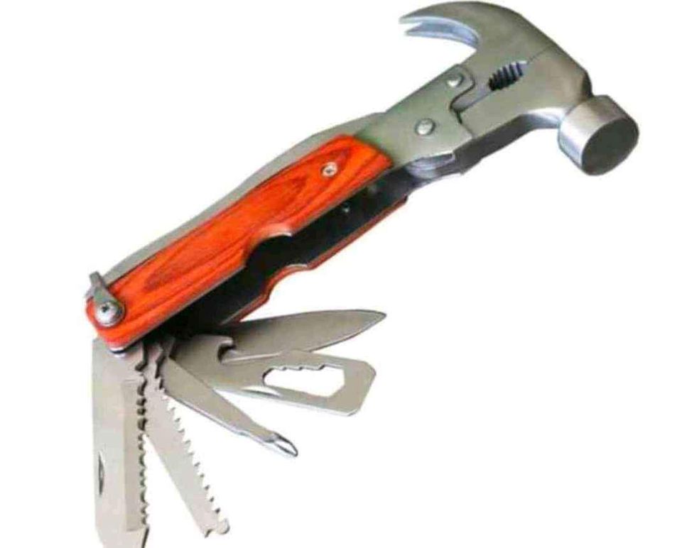 18 In 1 Stainless Steel  Pocket Hammer 
