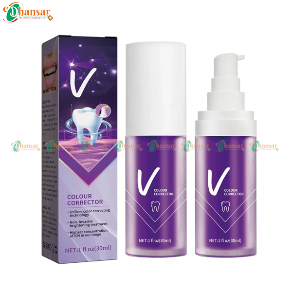 Purple Whitening Toothpaste Anti Tooth Yellow Tooth Oral Tooth Care 