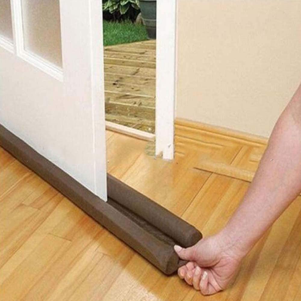 Twin Draft Door Guard for Door Bottom Dust, Insect Prevention | Washable 