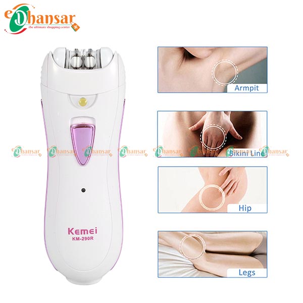 Kemei Rechargeable Women Epilator Shaver (Km-290R) 