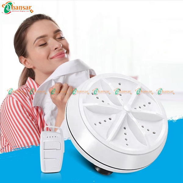 Mini ultrasonic Turbine Washing Machine with USB cable for Travel Home 