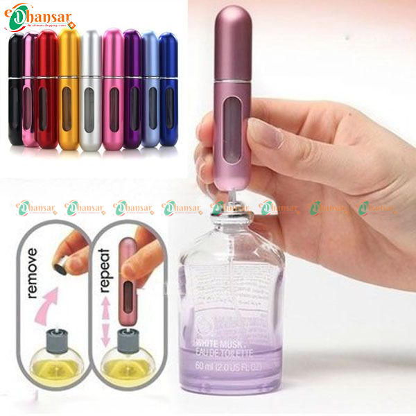 Portable Mini Perfume Refillable Atomizer Container